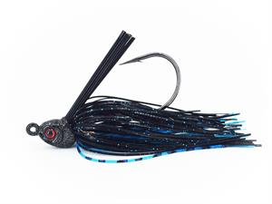 Talon Yuugyo Heavy Duty Swim Jig, Black/Blue