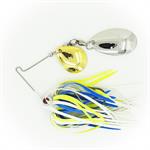 Talon Lil' Dandy Compact Spinnerbait White/Chartreuse/Blue